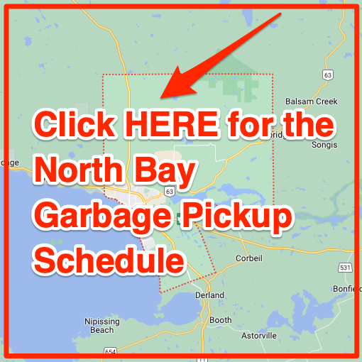 North Bay Garbage Pickup Schedule Map