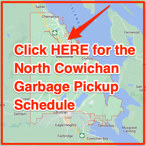 North Cowichan Garbage Pickup Schedule Map