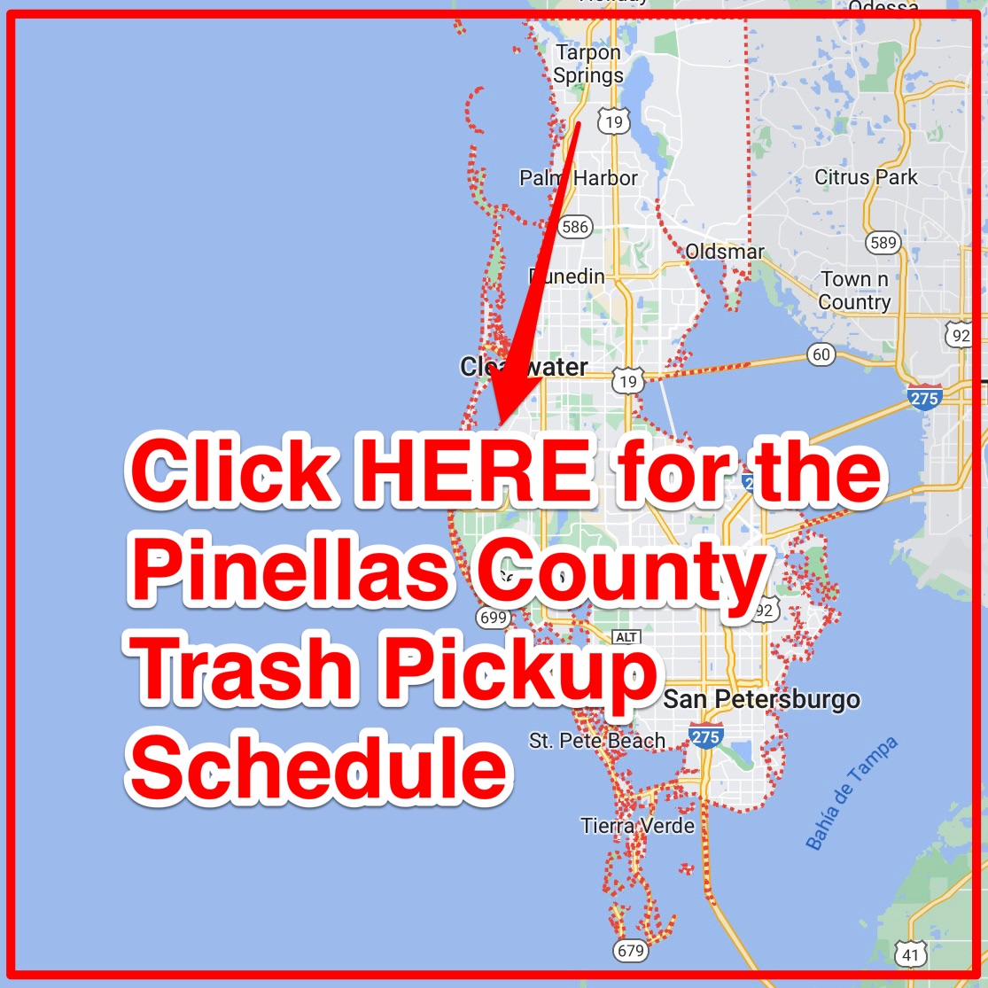 Pinellas County Trash Schedule 2024 (Bulk Pickup, Holidays, Map)