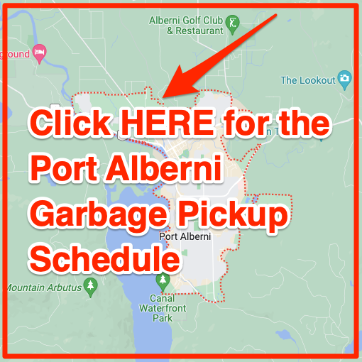 Port Alberni Garbage Pickup Schedule Map
