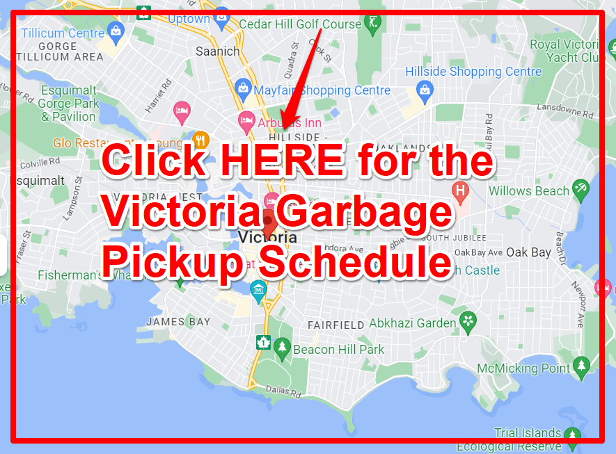 Victoria Garbage Pickup Schedule Map