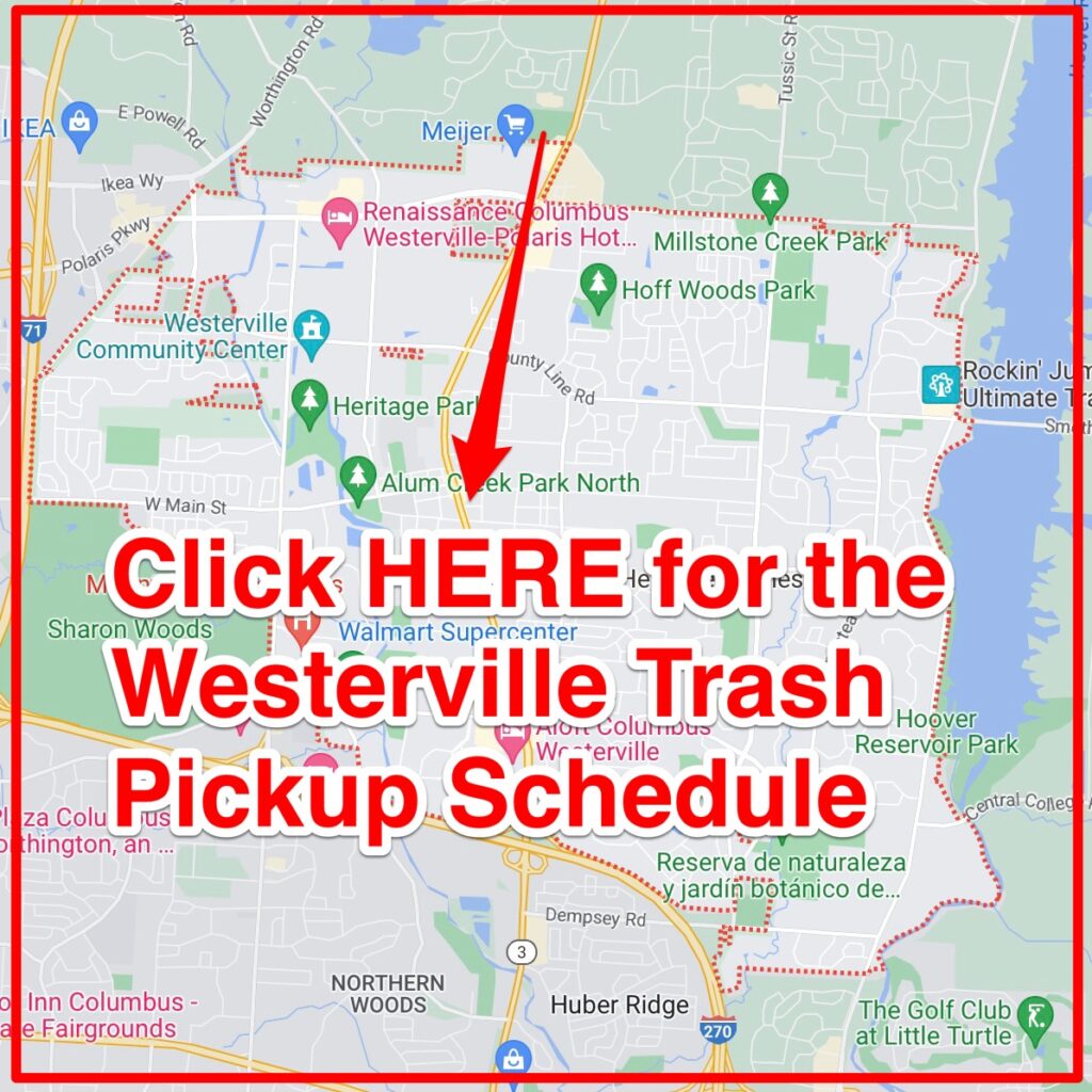 Westerville Trash Pickup Schedule