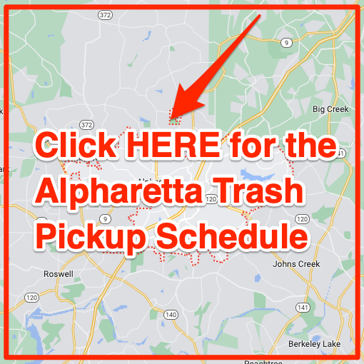 Alpharetta Trash Pickup Schedule Map