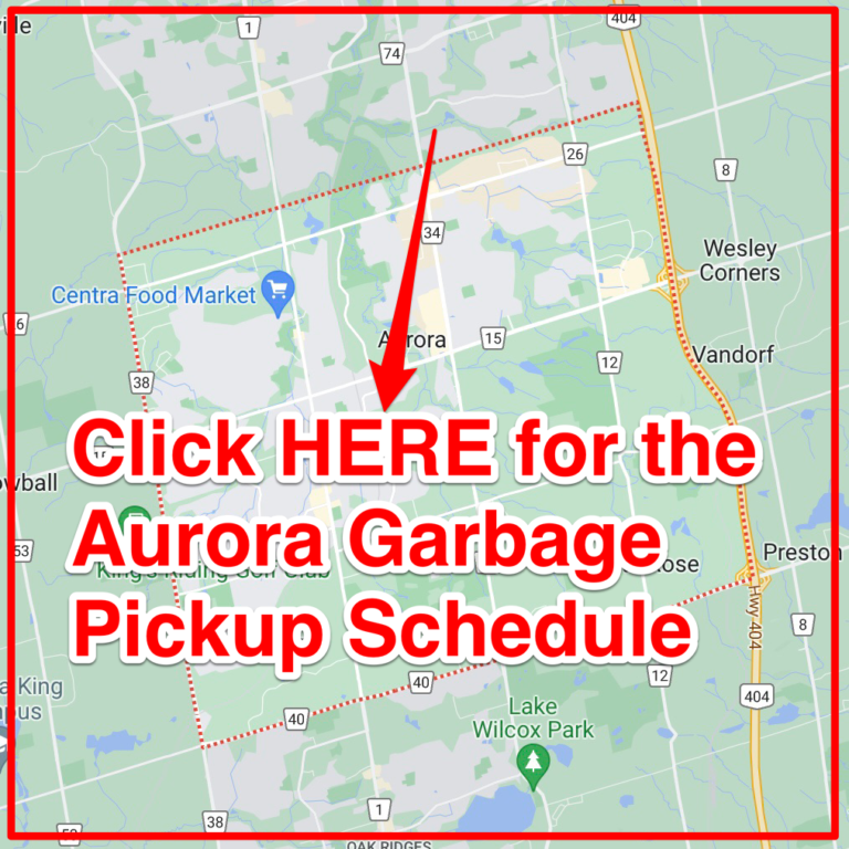 Aurora Garbage Schedule 2024 (Bulk Pickup, Holidays, Map)