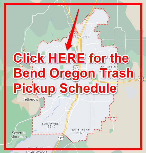 Bend Trash Pickup Schedule Map