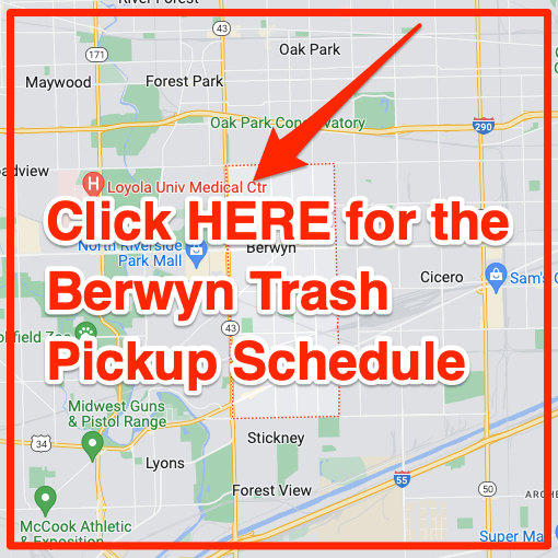 Berwyn Trash Pickup Schedule Map