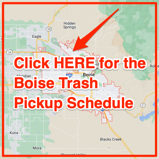 Boise Trash Pickup Schedule Map