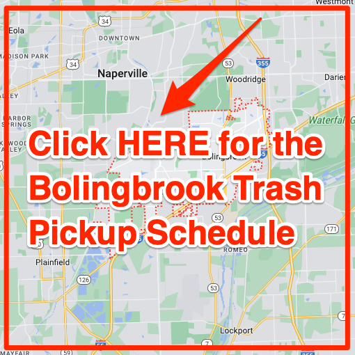 Bolingbrook Trash Pickup Schedule Map