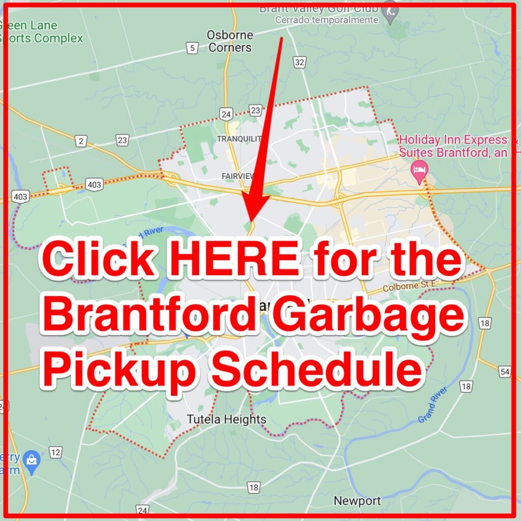 Brantford Garbage Pickup Schedule