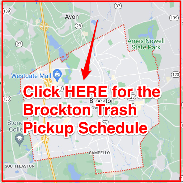 Brockton Trash Schedule 2024 (Bulk Pickup, Holidays, Map)