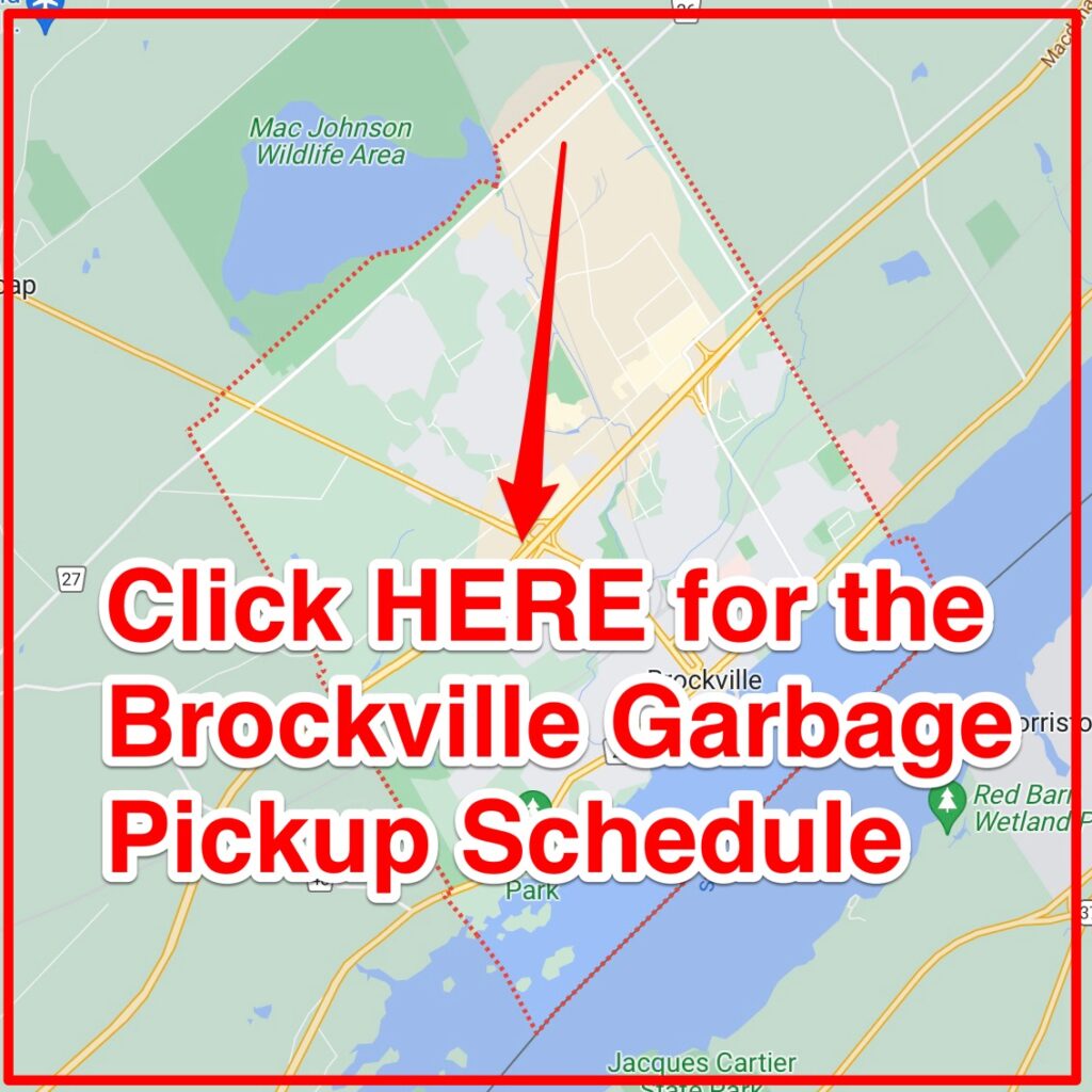 Brockville Garbage Pickup Schedule