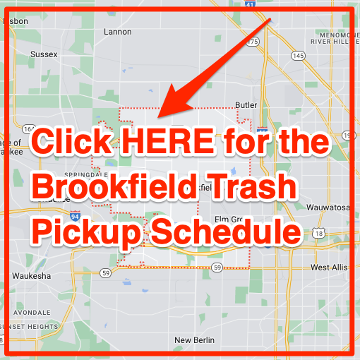 Brookfield Trash Pickup Schedule Map