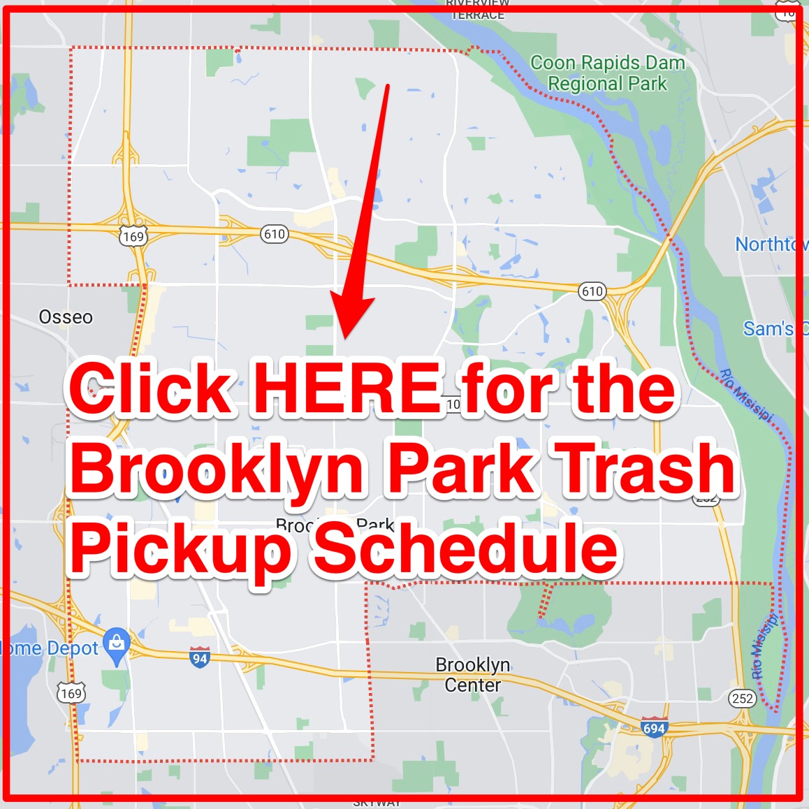 Brooklyn Park Trash Schedule 2023 (Bulk Pickup, Holidays, Map)