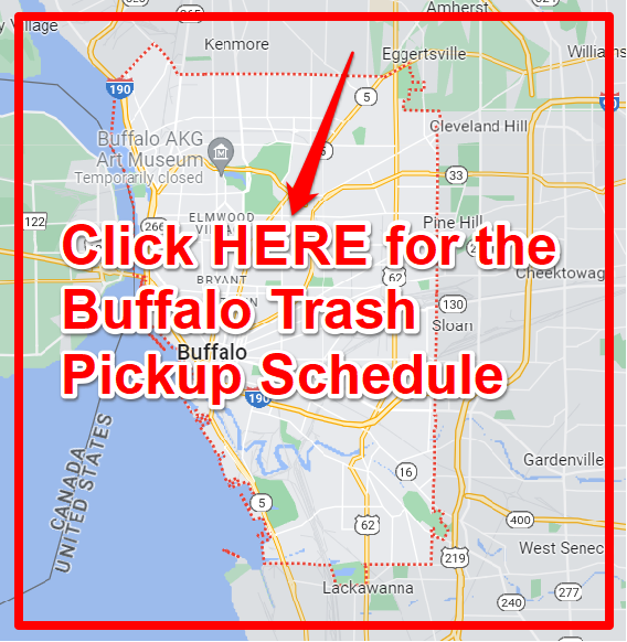 Buffalo Trash Pickup Schedule Map