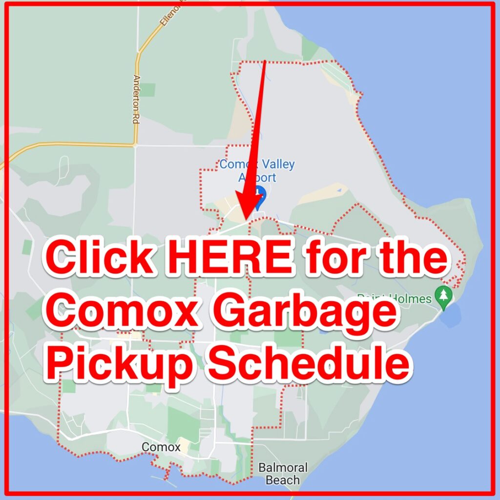 Comox Garbage Pickup Schedule