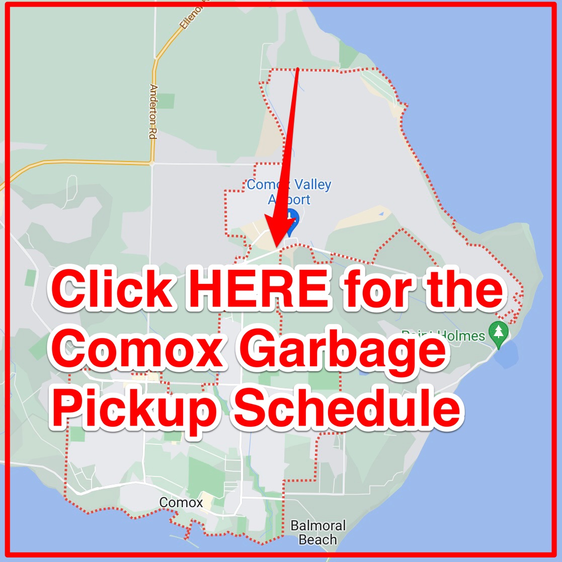 Comox Garbage Schedule 2024 (Bulk Pickup, Holidays, Map)