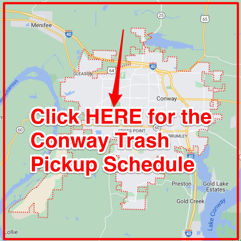 Conway Trash Pickup Schedule