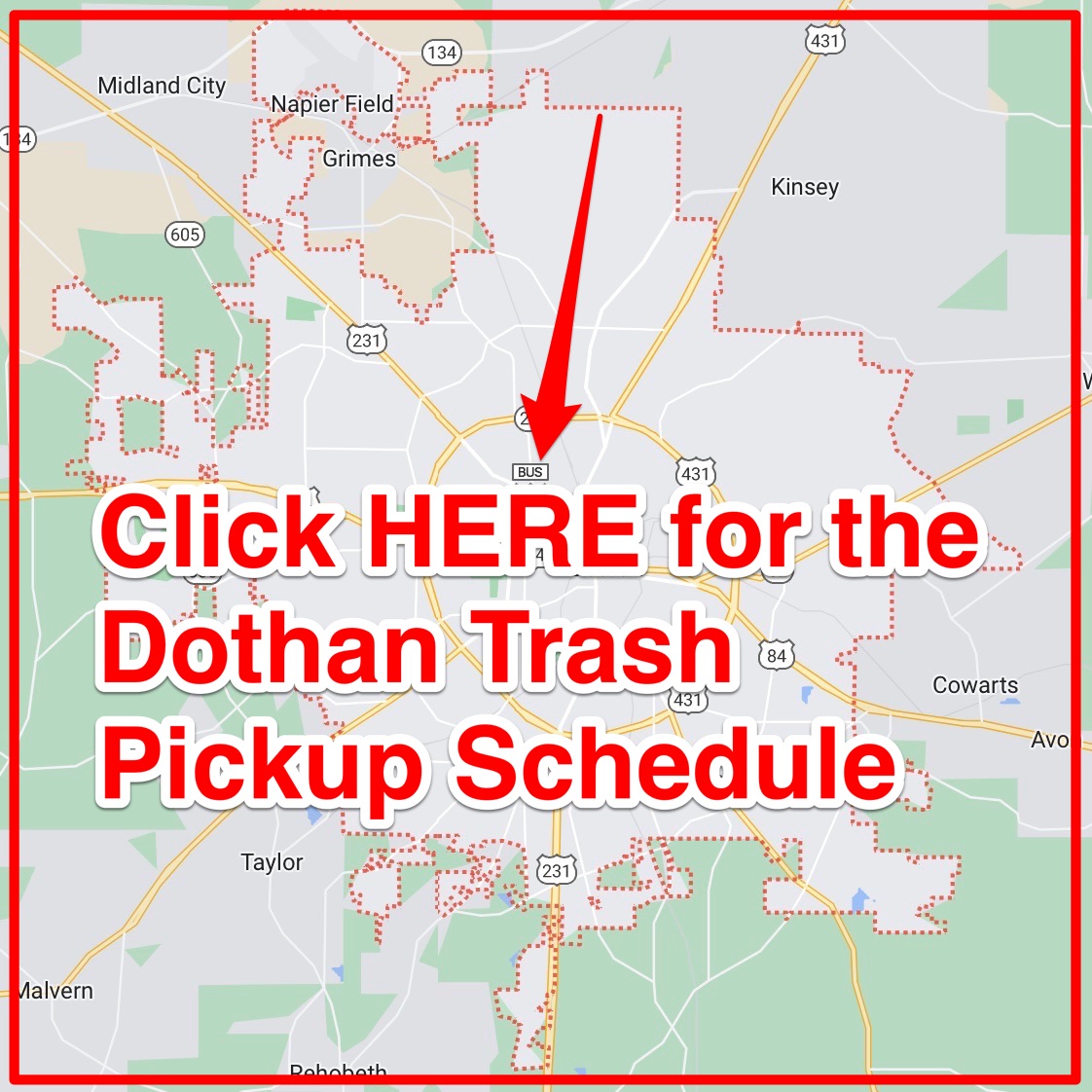 Dothan Trash Schedule 2023 (Bulk Pickup, Holidays, Map)