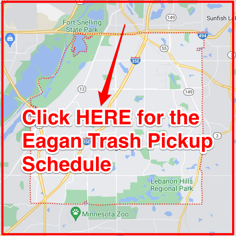Eagan Trash Pickup Schedule