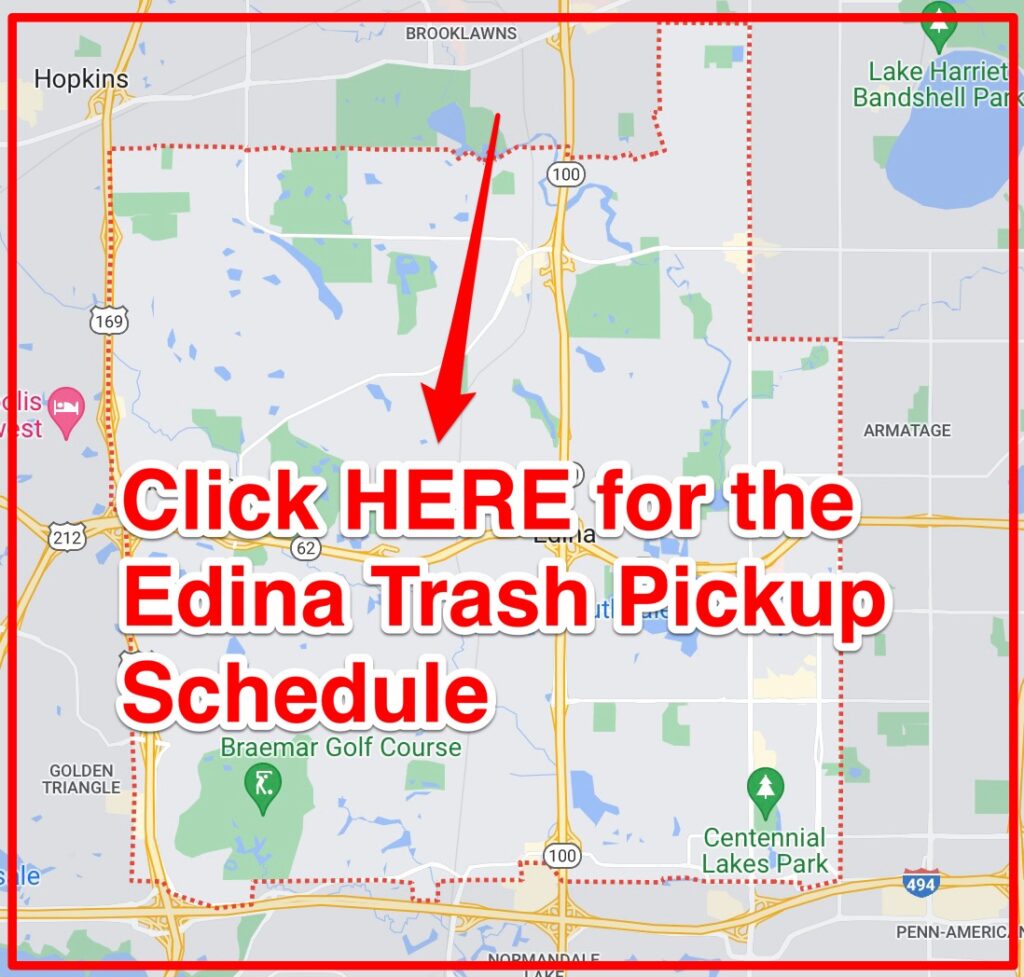 Edina Trash Pickup Schedule