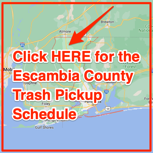 Escambia County Trash Pickup Schedule Map