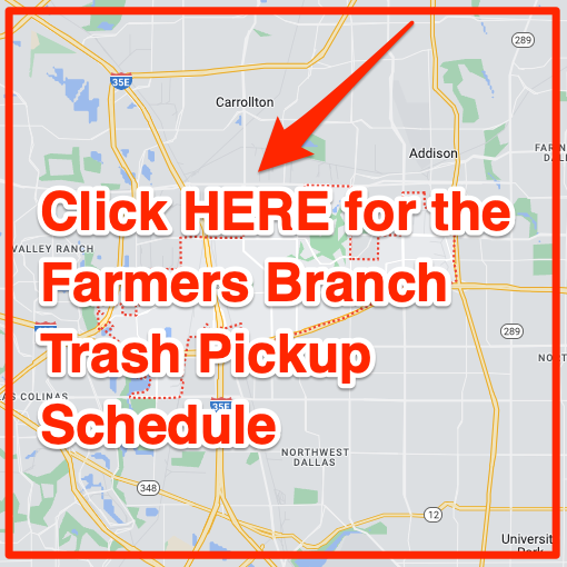 Farmers Branch Trash Pickup Schedule