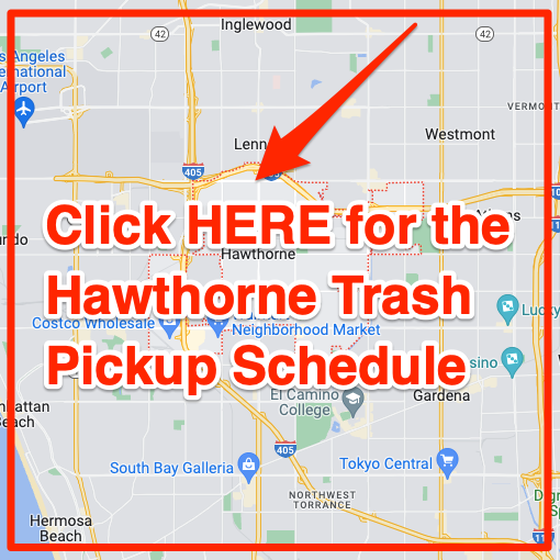 Hawthorne Trash Pickup Schedule Map