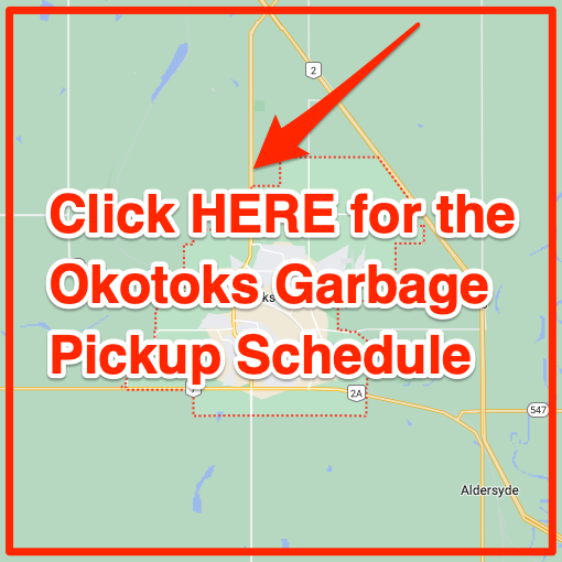Okotoks Garbage Pickup Schedule Map