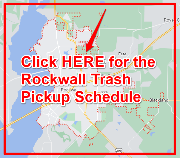 Rockwall Trash Schedule 2024 (Bulk Pickup, Holidays, Maps)