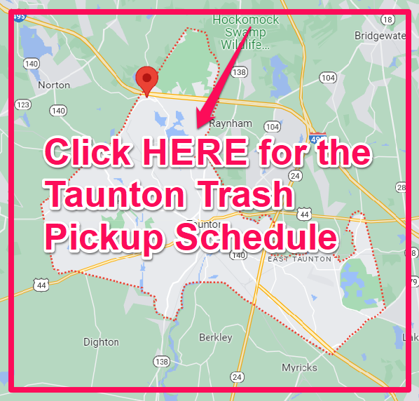 Taunton Trash Pickup Schedule Map