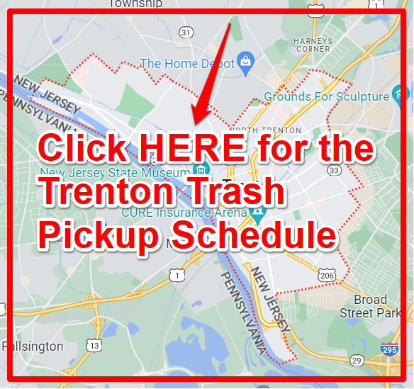 Trenton Trash Pickup Schedule Map