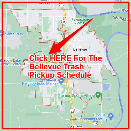 Bellevue Trash Collection Map