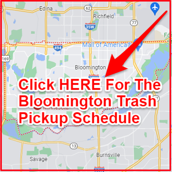 Bloomington Trash Collection Map