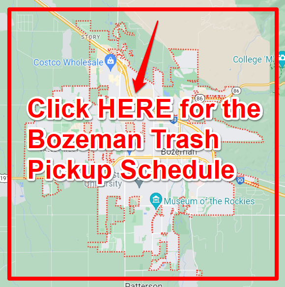 Bozeman Trash Pickup Schedule Map