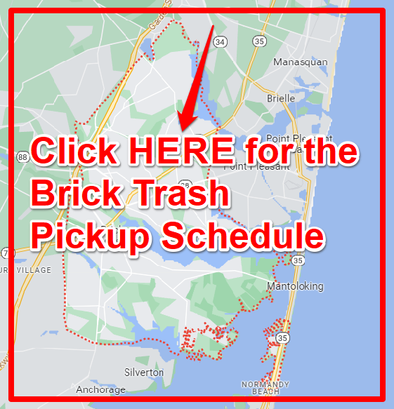 Brick Trash Pickup Schedule Map