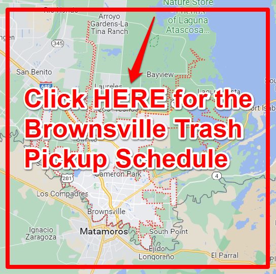 Brownsville Trash Pickup Schedule Map