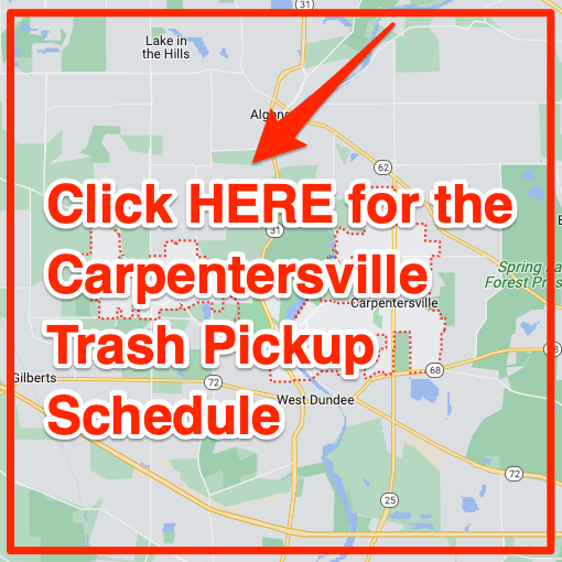 Carpentersville Trash Pickup Schedule Map