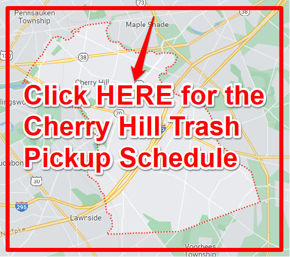 Cherry Hill Trash Pickup Schedule Map