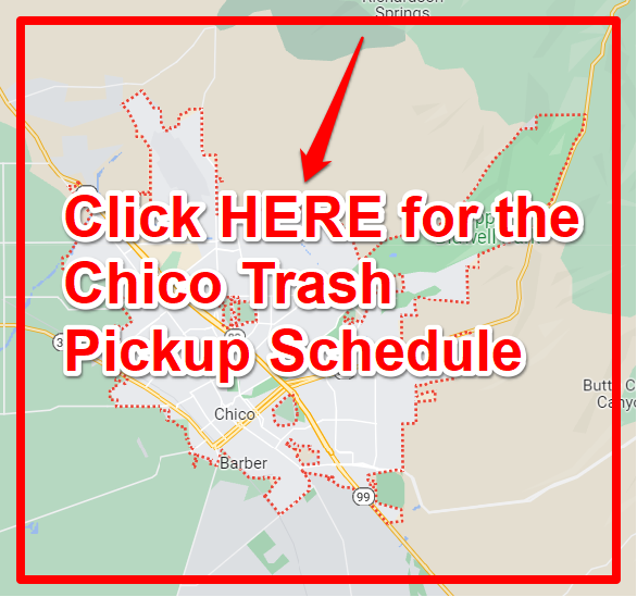 Chico Trash Pickup Schedule Map