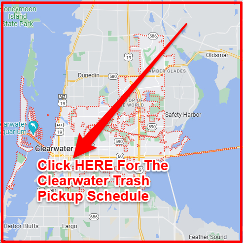 Clearwater Trash Collection Map