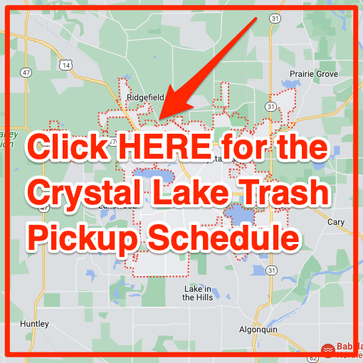 Crystal Lake Trash Pickup Schedule Map