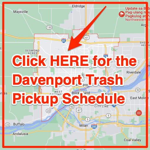 Davenport Trash Pickup Schedule Map