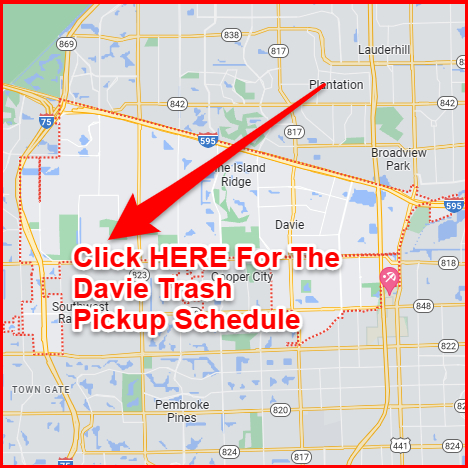 Davie Trash Collection Map