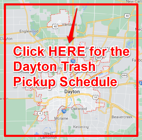 Dayton Trash Pickup Schedule Map