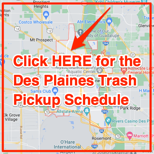 Des Plaines Trash Pickup Schedule Map