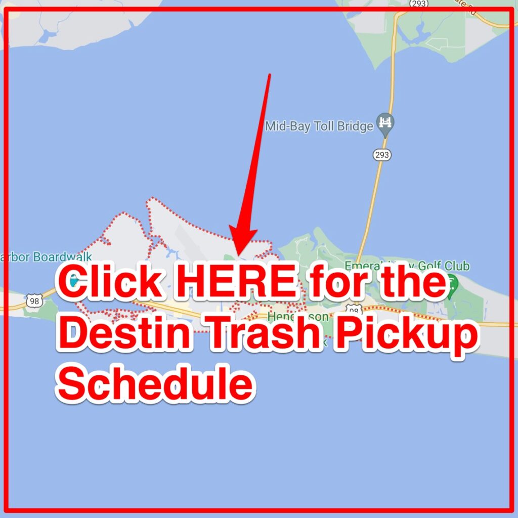 Destin Trash Pickup Schedule
