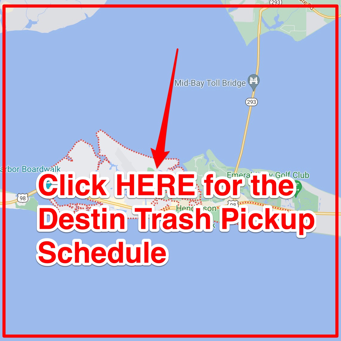 Destin Trash Schedule 2024 (Bulk Pickup, Holidays, Map)