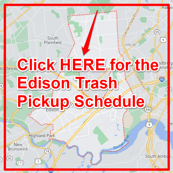 Edison Trash Pickup Schedule Map