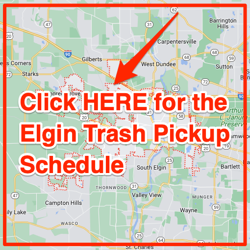 Elgin Trash Pickup Schedule Map