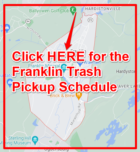 Franklin Trash Pickup Schedule Map